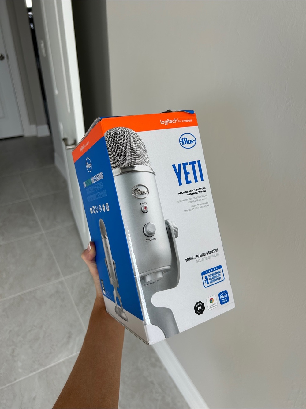 Blue Yeti USB Microphone - Silver